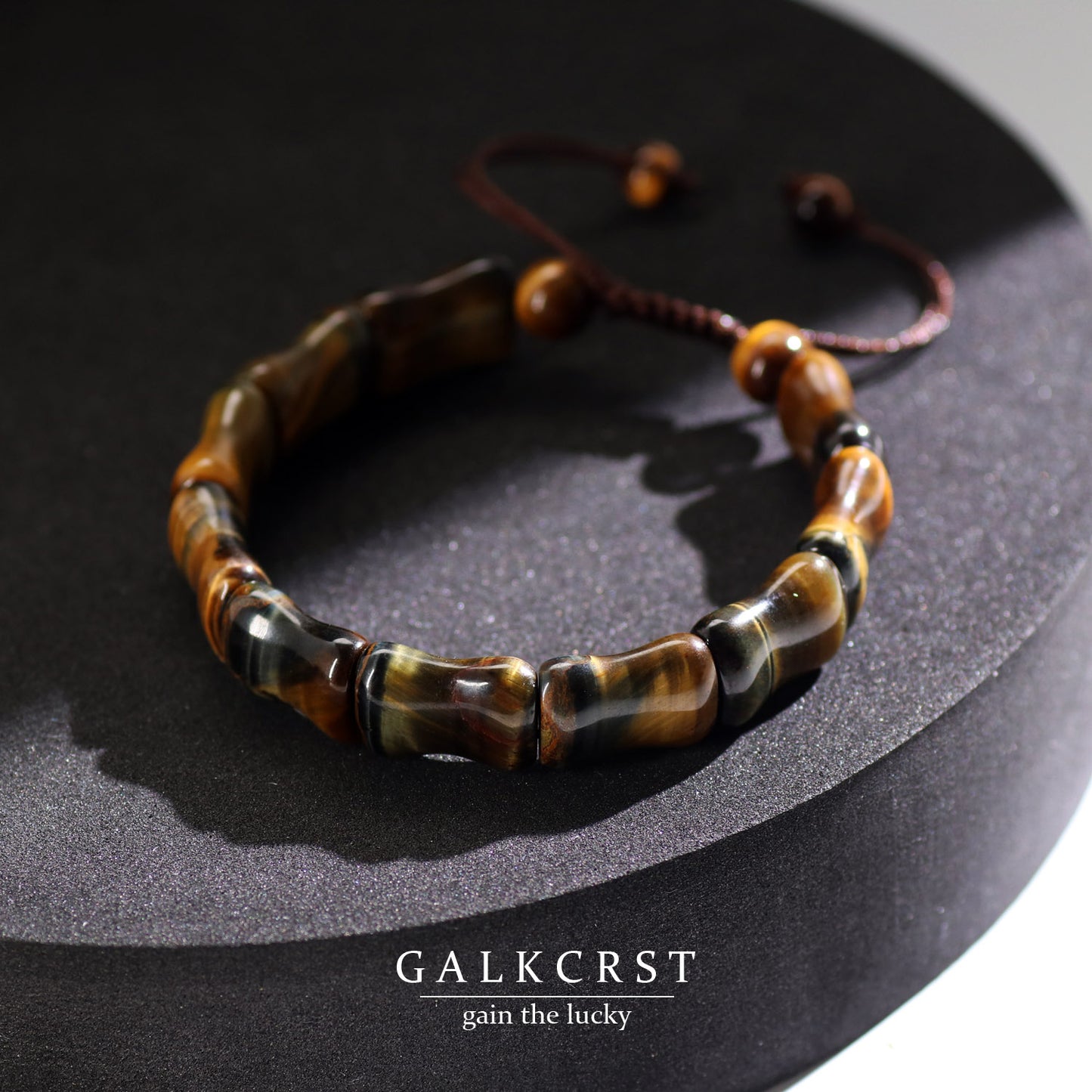 Bone-shaped Tiger Eye Stone Bracelet