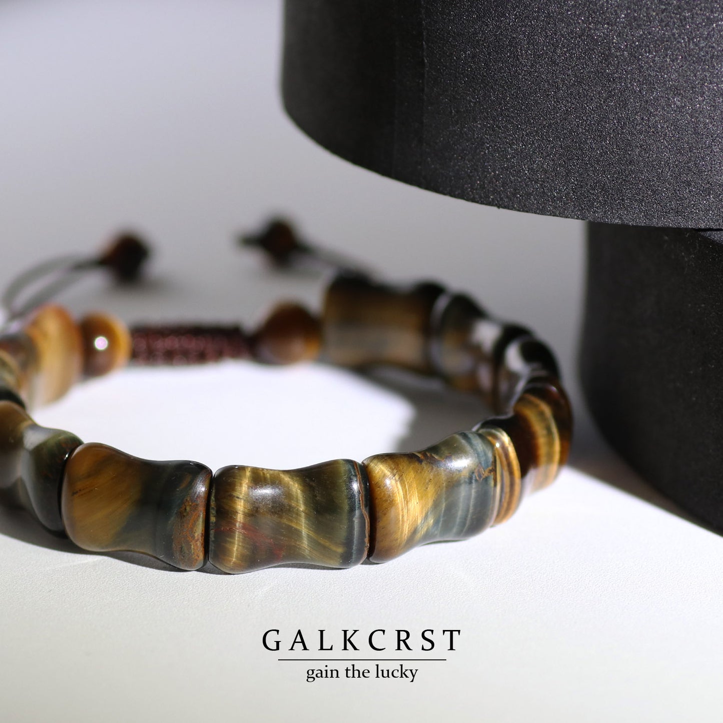 Bone-shaped Tiger Eye Stone Bracelet