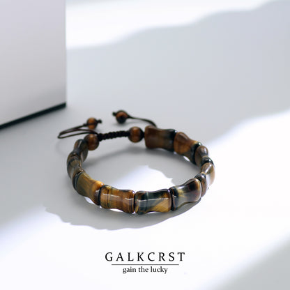 Bone-shaped Tiger Eye Stone Bracelet