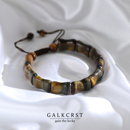 Bone-shaped Tiger Eye Stone Bracelet