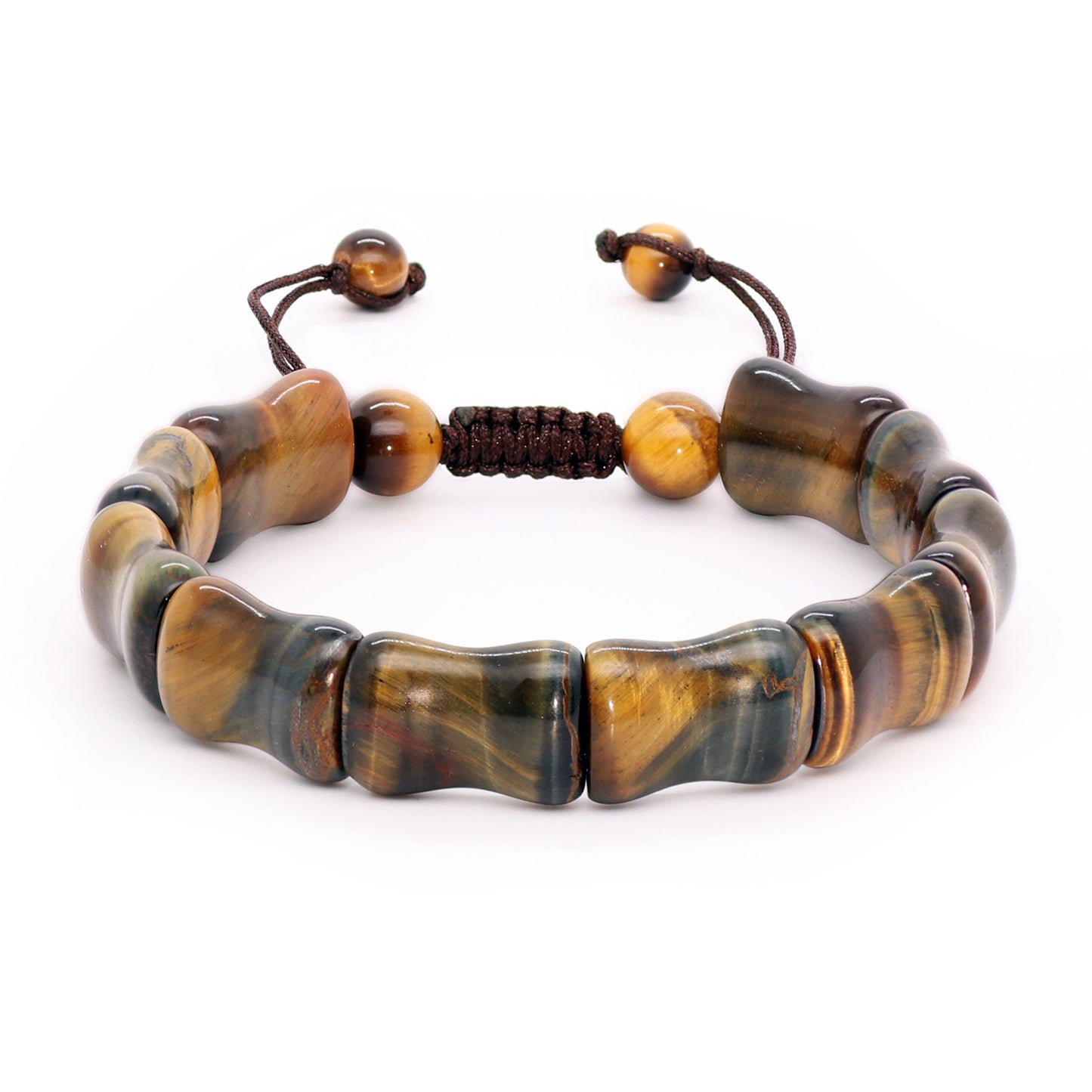 Bone-shaped Tiger Eye Stone Bracelet